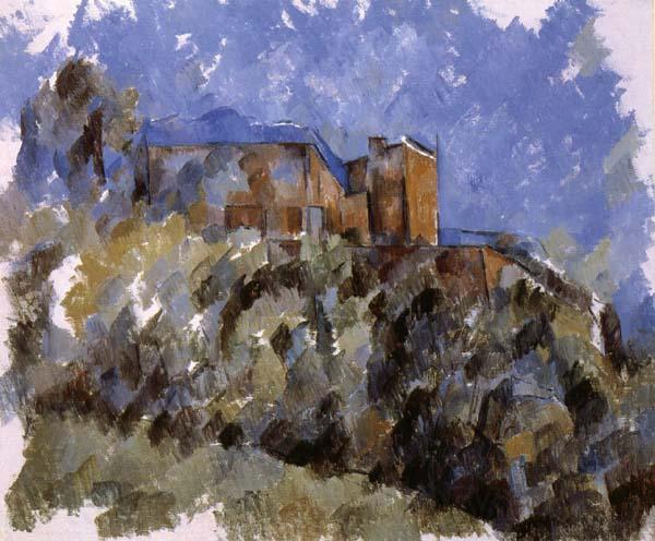 Paul Cezanne Le Chateau Noir Norge oil painting art